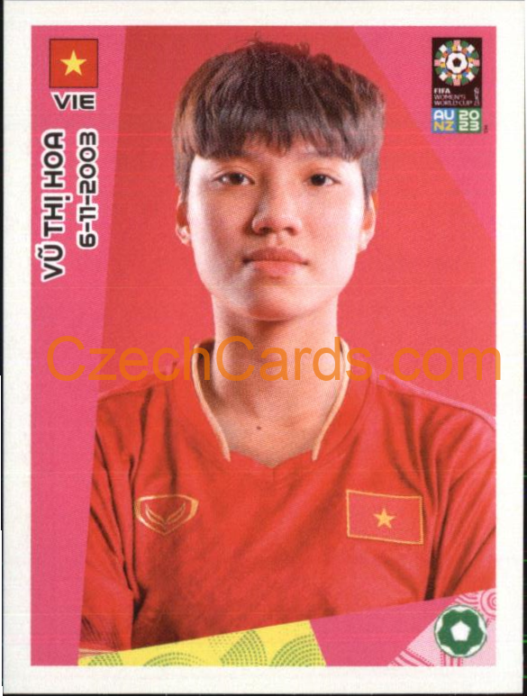 Vũ Thị Hoa Panini 2023 FIFA Women's World Cup Sticker #342