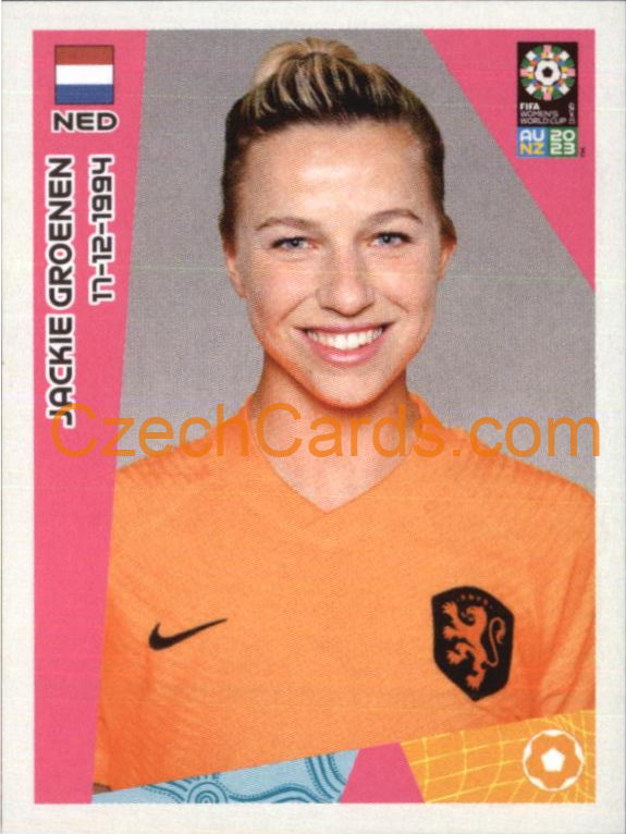 Jackie Groenen Panini 2023 FIFA Women's World Cup Sticker #352