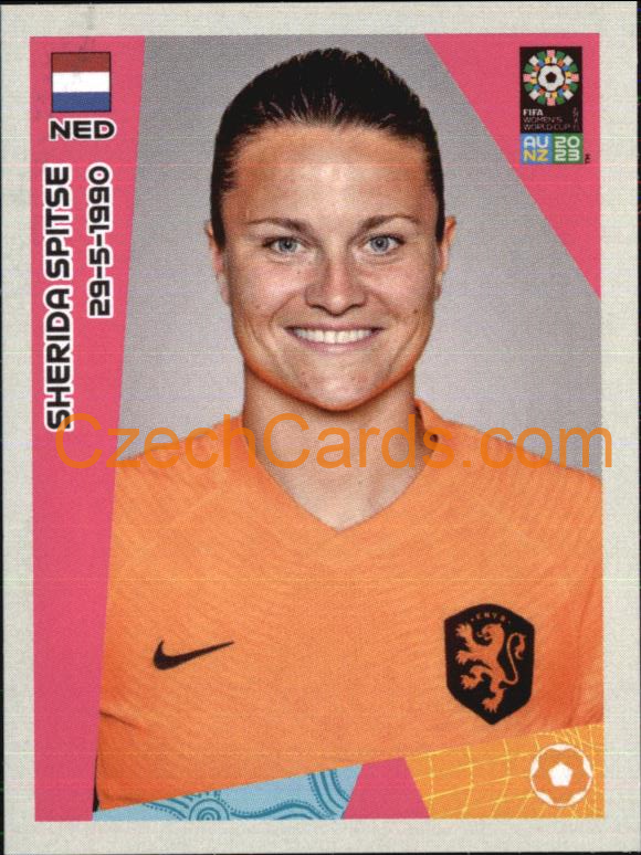 Sherida Spitse Panini 2023 FIFA Women's World Cup Sticker #354