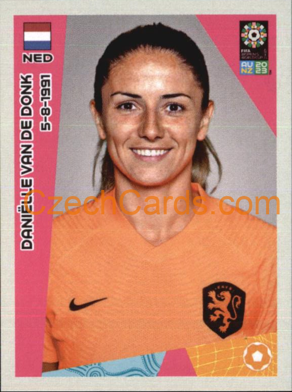Daniëlle van de Donk Panini 2023 FIFA Women's World Cup Sticker #355