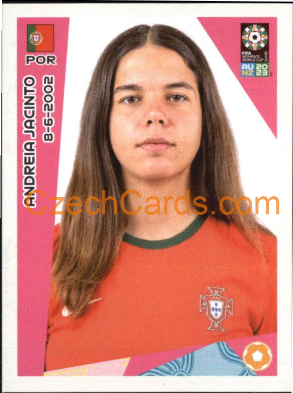 Andreia Jacinto Panini 2023 FIFA Women's World Cup Sticker #368