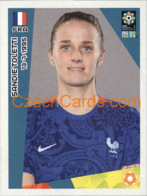 Sandie Toletti Panini 2023 FIFA Women's World Cup Sticker #387