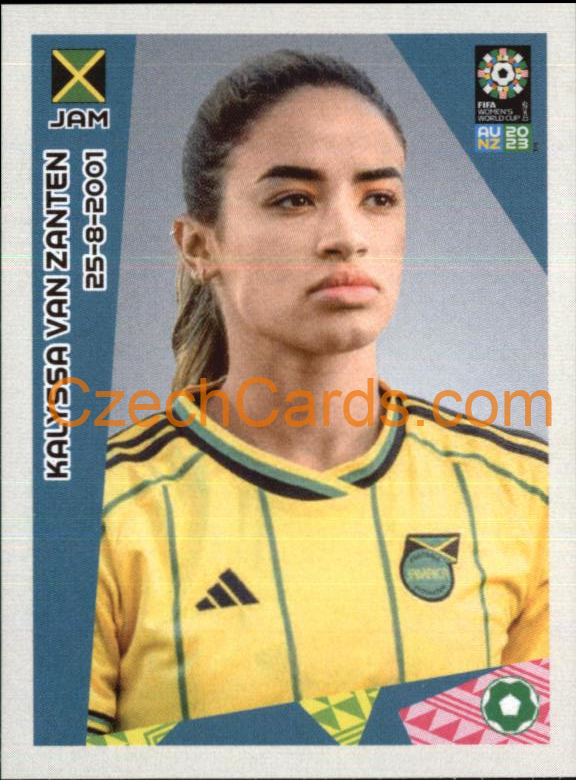 Kalyssa van Zanten Panini 2023 FIFA Women's World Cup Sticker #403