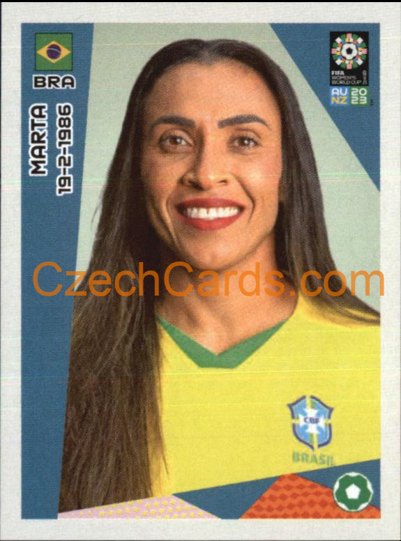 Marta Panini 2023 FIFA Women's World Cup Sticker #427