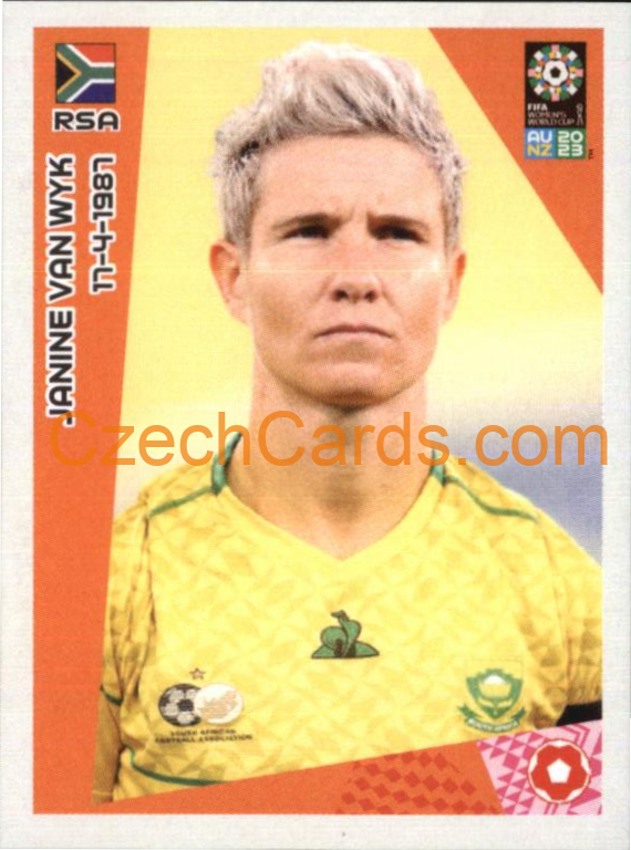 Janine van Wyk Panini 2023 FIFA Women's World Cup Sticker #467