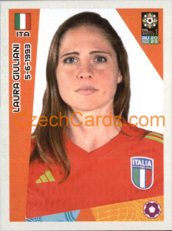 Laura Giuliani Panini 2023 FIFA Women's World Cup Sticker #480