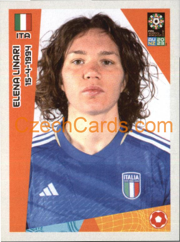 Elena Linari Panini 2023 FIFA Women's World Cup Sticker #482