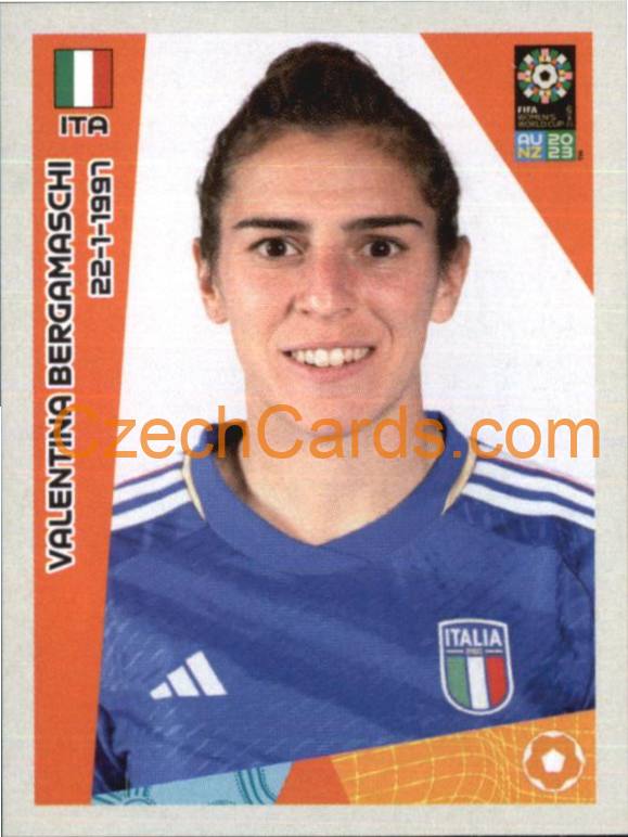 Valentina Bergamaschi Panini 2023 FIFA Women's World Cup Sticker #489