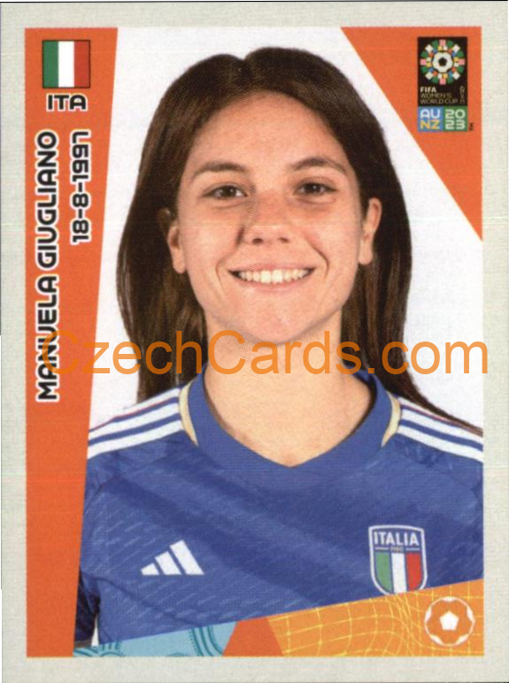 Manuela Giugliano Panini 2023 FIFA Women's World Cup Sticker #490