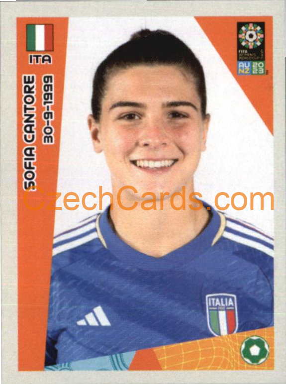 Sofia Cantore Panini 2023 FIFA Women's World Cup Sticker #492