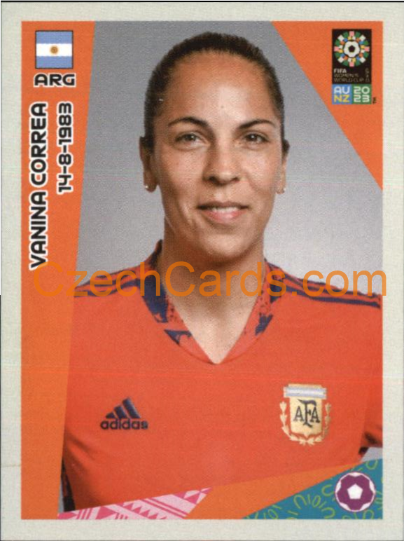 Vanina Correa Panini 2023 FIFA Women's World Cup Sticker #497