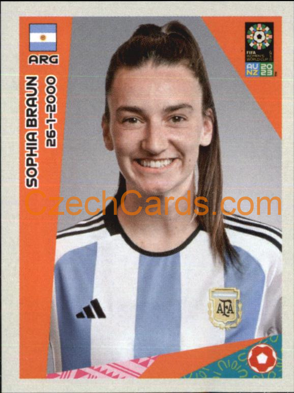 Sophia Braun Panini 2023 FIFA Women's World Cup Sticker #502