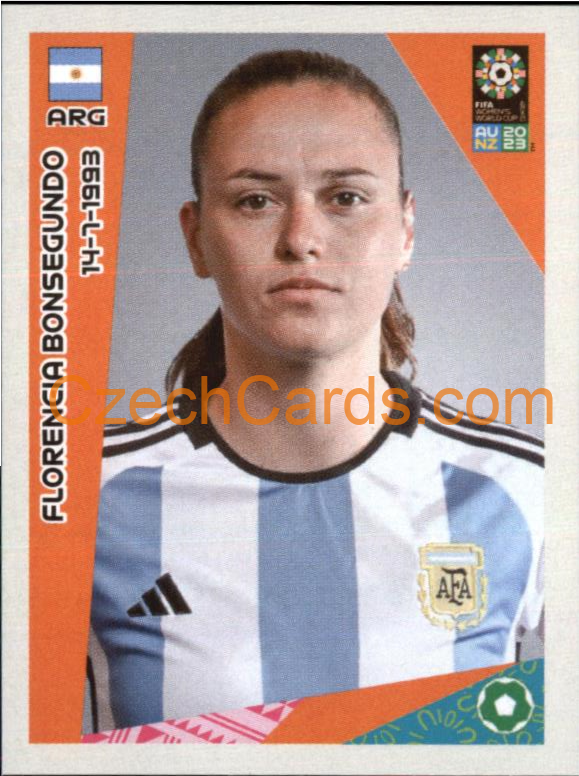 Florencia Bonsegundo Panini 2023 FIFA Women's World Cup Sticker #511