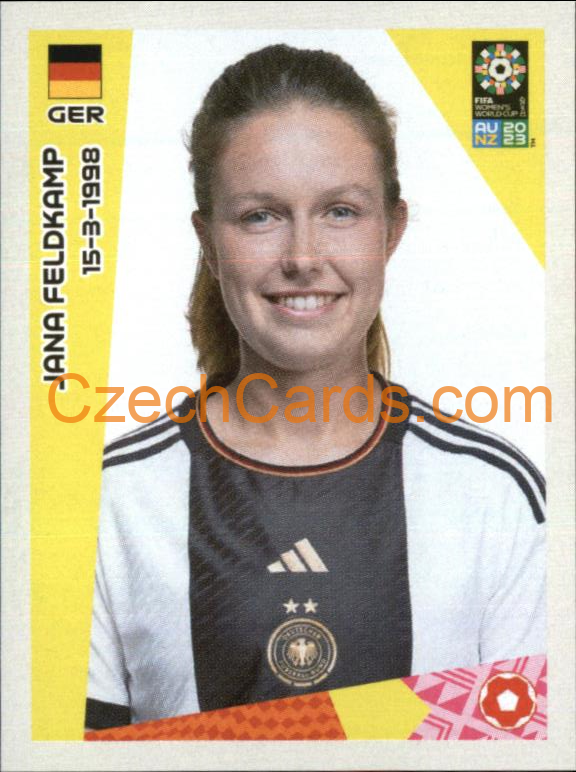 Jana Feldkamp Panini 2023 FIFA Women's World Cup Sticker #516