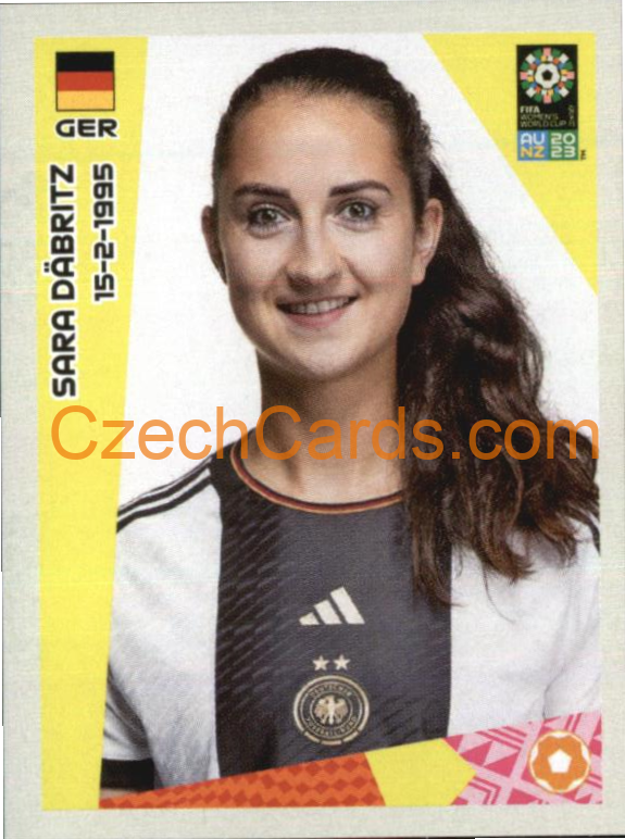 Sara Däbritz Panini 2023 FIFA Women's World Cup Sticker #521