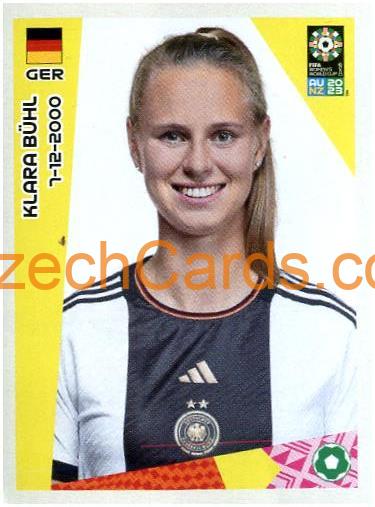 Klara Bühl Panini 2023 FIFA Women's World Cup Sticker #527