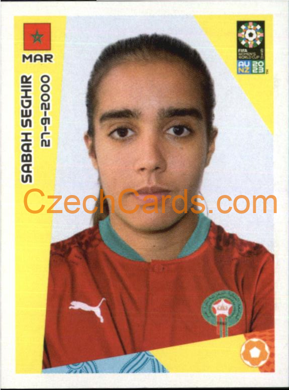 Sabah Seghir Panini 2023 FIFA Women's World Cup Sticker #535