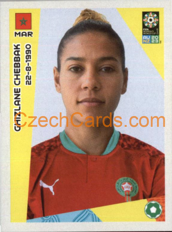 Ghizlane Chebbak Panini 2023 FIFA Women's World Cup Sticker #542