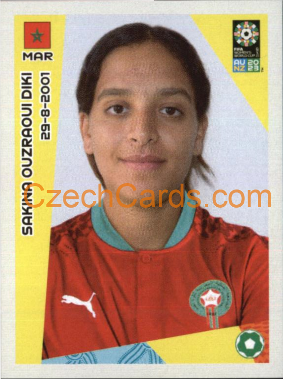 Sakina Ouzraoui Diki Panini 2023 FIFA Women's World Cup Sticker #543