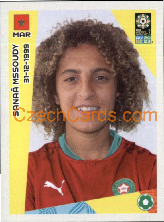 Sanaâ Mssoudy Panini 2023 FIFA Women's World Cup Sticker #544