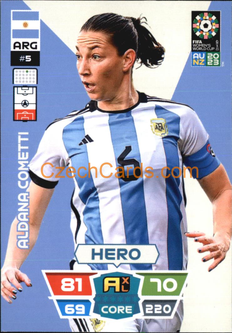 Aldana Cometti 2023 Panini FIFA Women's World Cup Adrenalyn XL #5