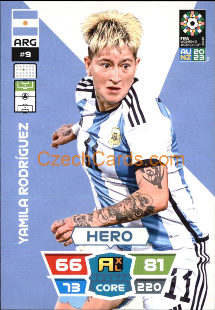 Yamila Rodríguez 2023 Panini FIFA Women's World Cup Adrenalyn XL #9