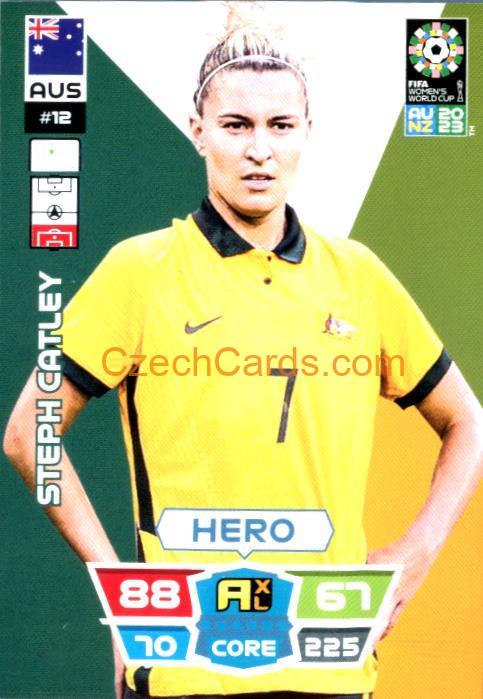 Steph Catley 2023 Panini FIFA Women's World Cup Adrenalyn XL #12
