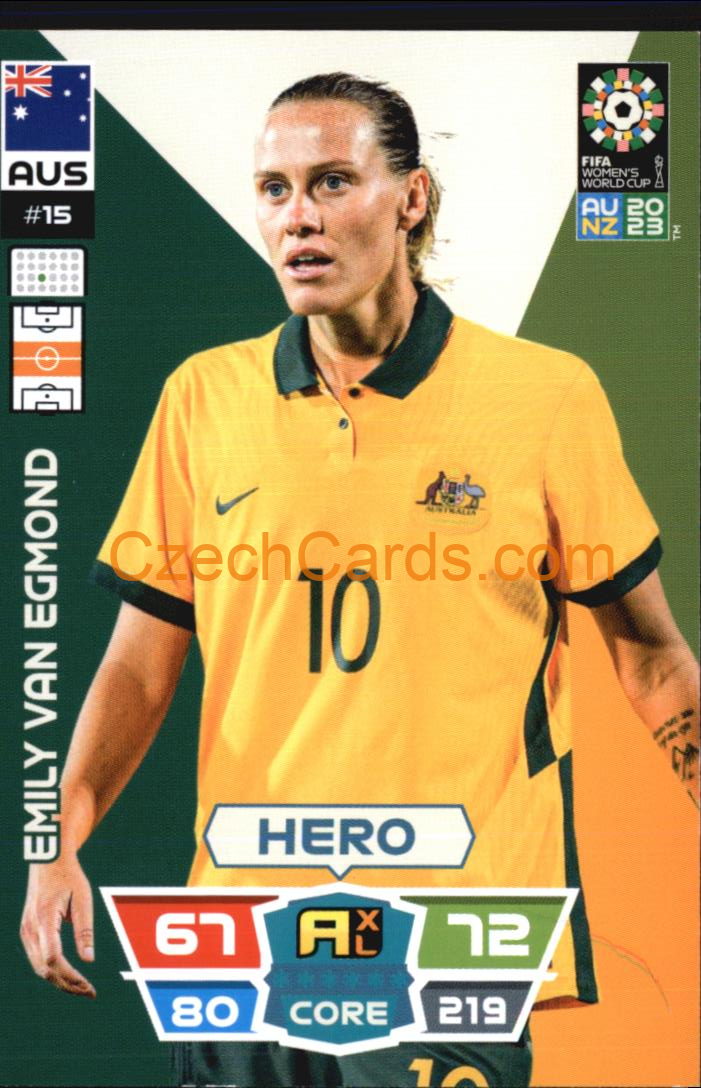Emily van Egmond 2023 Panini FIFA Women's World Cup Adrenalyn XL #15