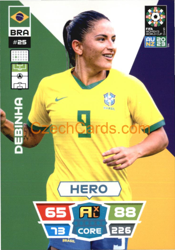 Debinha 2023 Panini FIFA Women's World Cup Adrenalyn XL #25