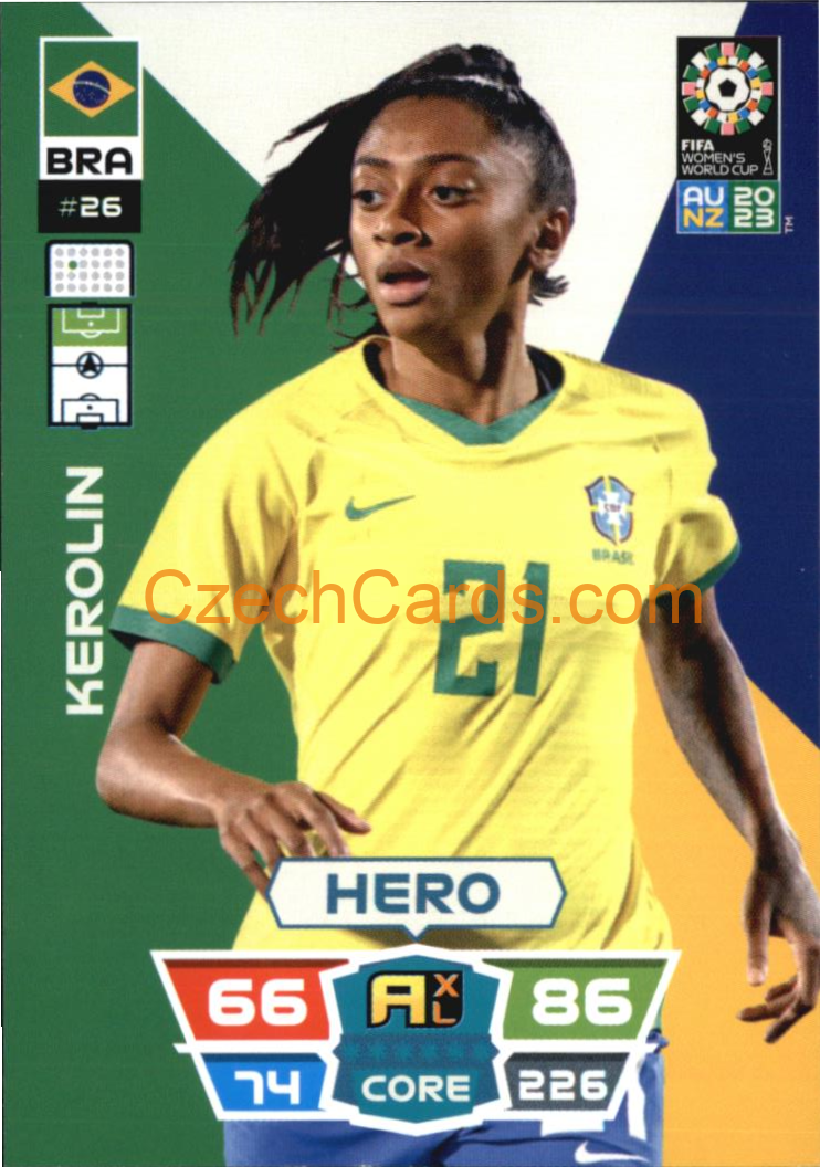 Kerolin 2023 Panini FIFA Women's World Cup Adrenalyn XL #26