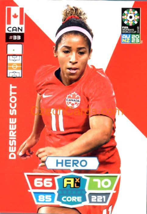 Desiree Scott 2023 Panini FIFA Women's World Cup Adrenalyn XL #33