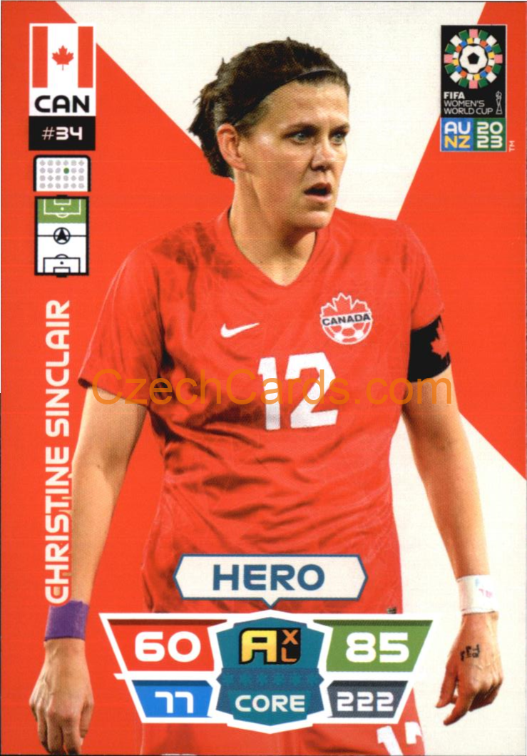 Christine Sinclair 2023 Panini FIFA Women's World Cup Adrenalyn XL #34