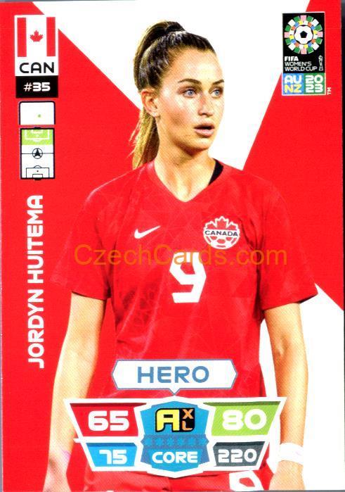 Jordyn Huitema 2023 Panini FIFA Women's World Cup Adrenalyn XL #35