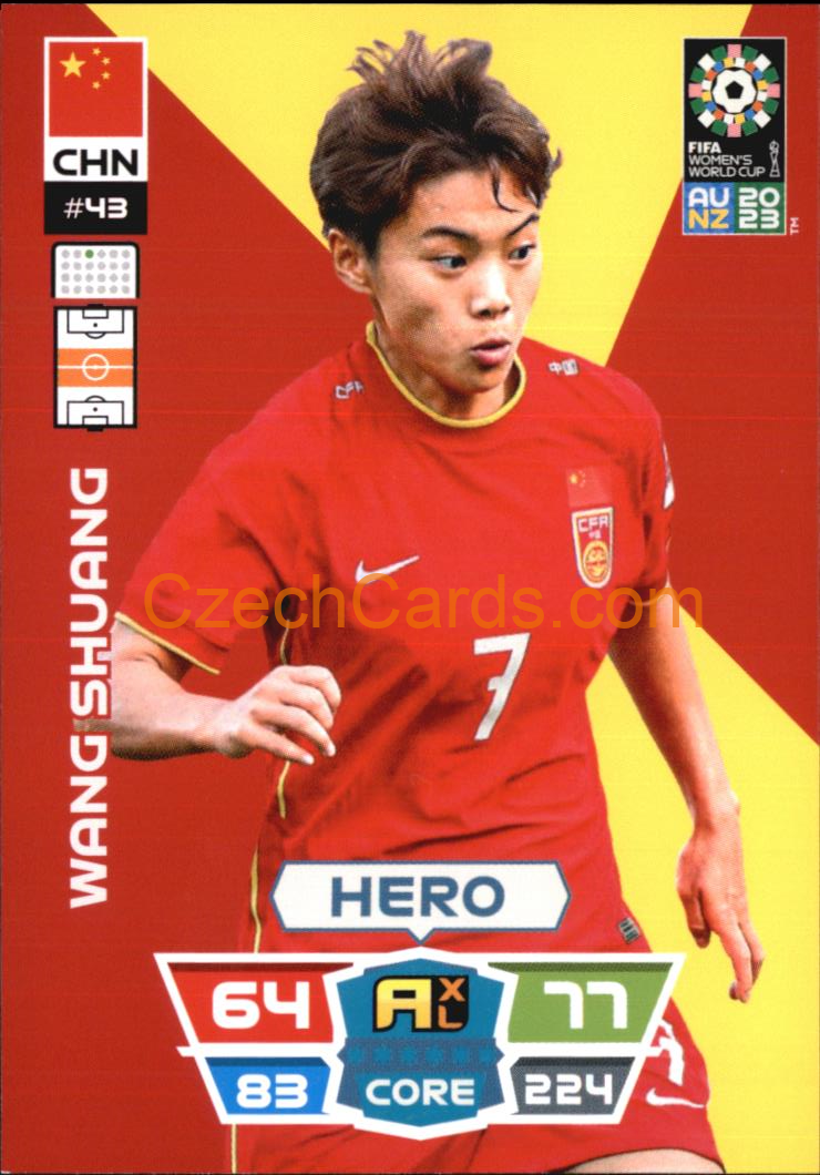 Wang Shuang 2023 Panini FIFA Women's World Cup Adrenalyn XL #43