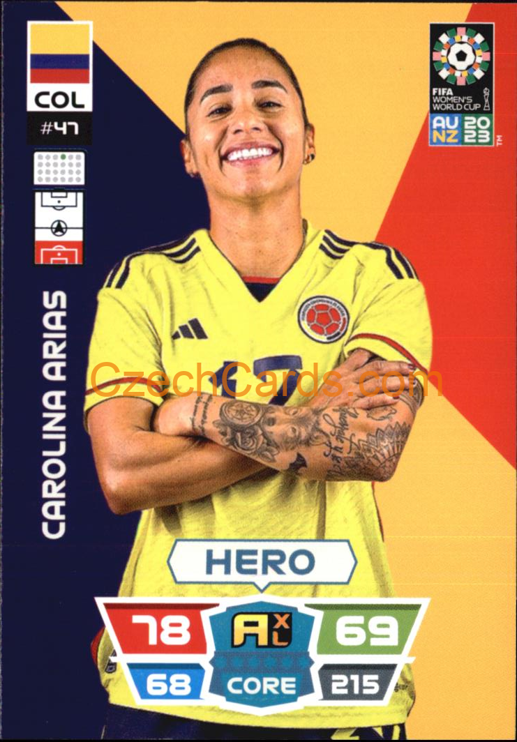 Carolina Arias 2023 Panini FIFA Women's World Cup Adrenalyn XL #47
