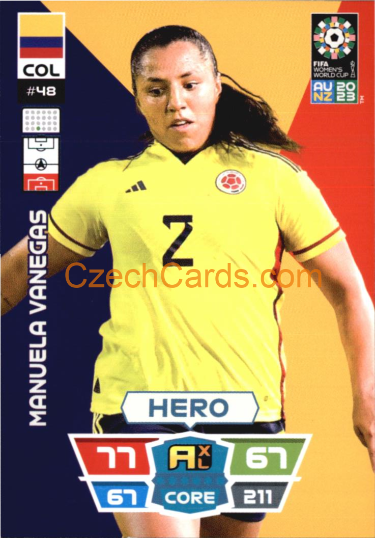 Manuela Vanegas 2023 Panini FIFA Women's World Cup Adrenalyn XL #48