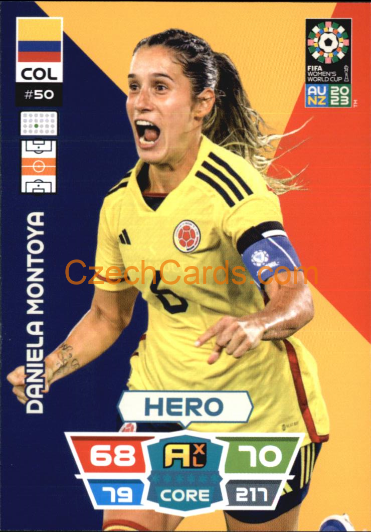 Daniela Montoya 2023 Panini FIFA Women's World Cup Adrenalyn XL #50