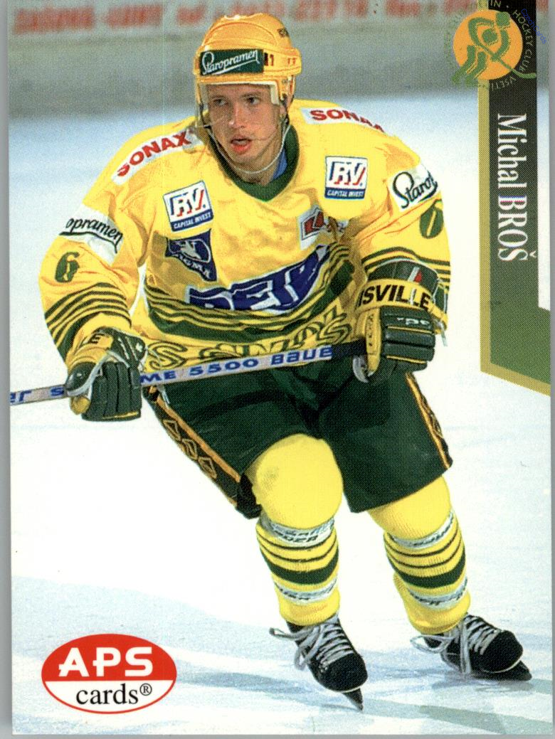 Michal Broš APS 97/98 hokejová karta #33 Vsetín