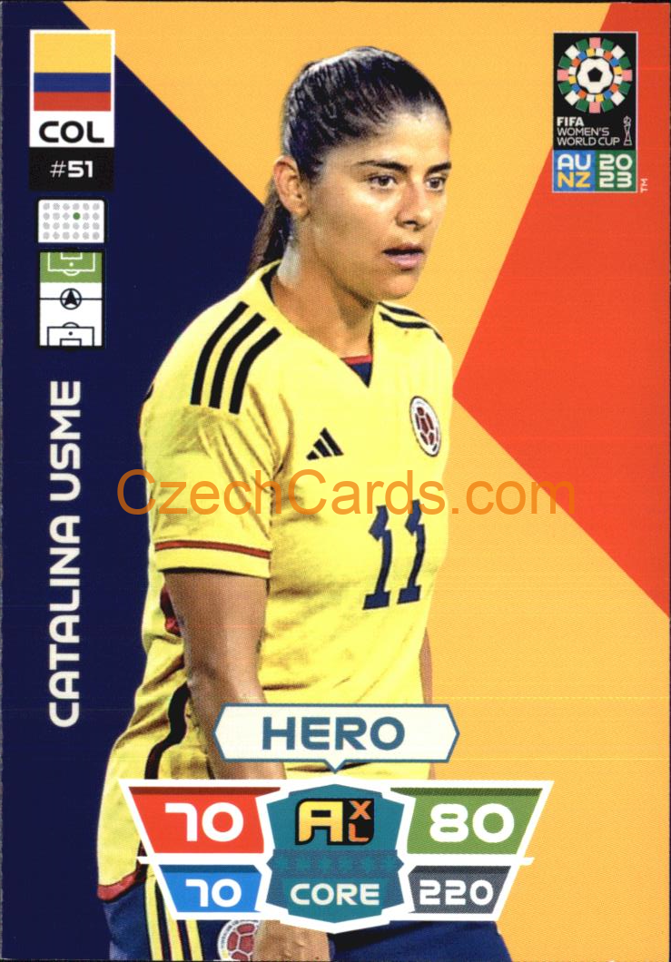Catalina Usme 2023 Panini FIFA Women's World Cup Adrenalyn XL #51