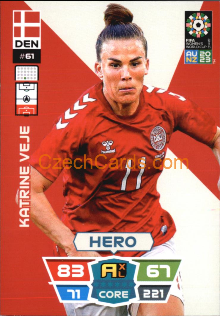 Katrine Veje 2023 Panini FIFA Women's World Cup Adrenalyn XL #61