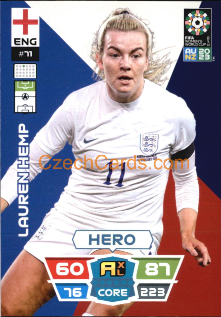 Lauren Hemp 2023 Panini FIFA Women's World Cup Adrenalyn XL #71