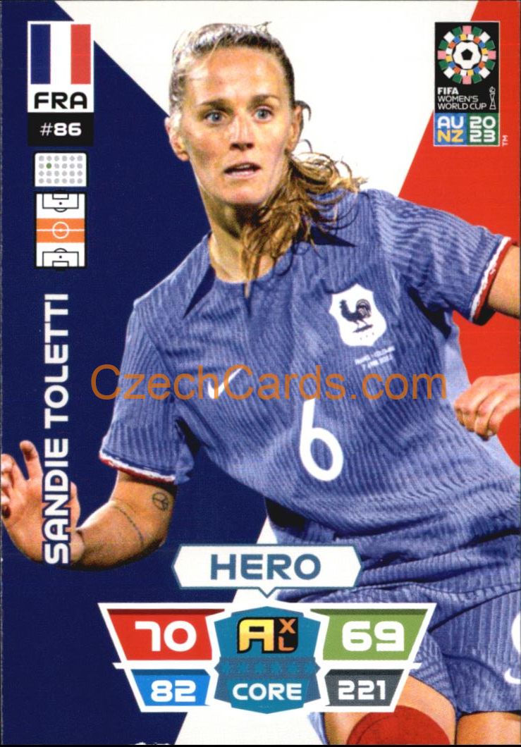 Sandie Toletti 2023 Panini FIFA Women's World Cup Adrenalyn XL #86