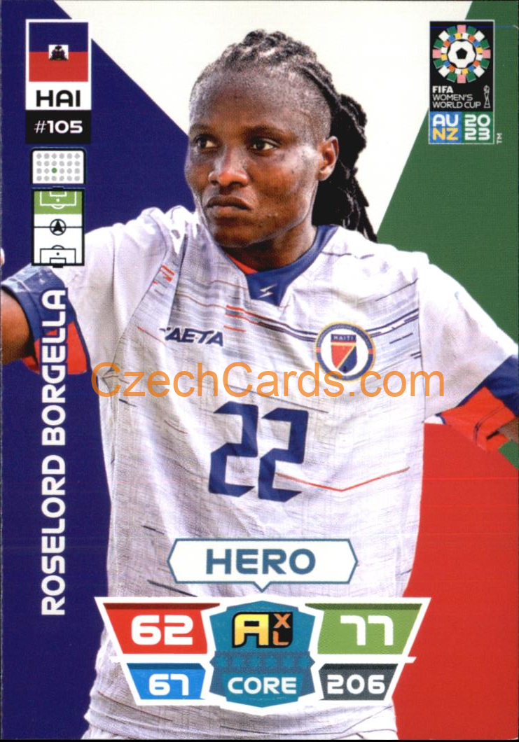 Roselord Borgella 2023 Panini FIFA Women's World Cup Adrenalyn XL #105