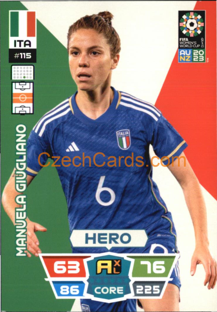 Manuela Giugliano 2023 Panini FIFA Women's World Cup Adrenalyn XL #115