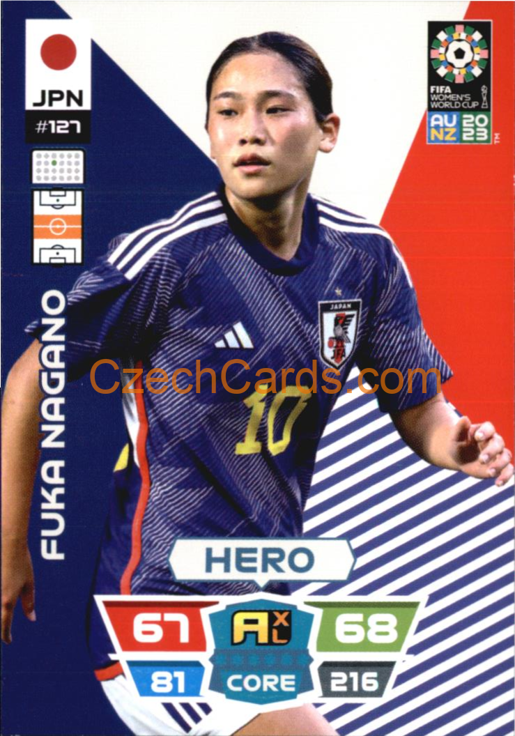Fuka Nagano 2023 Panini FIFA Women's World Cup Adrenalyn XL #127