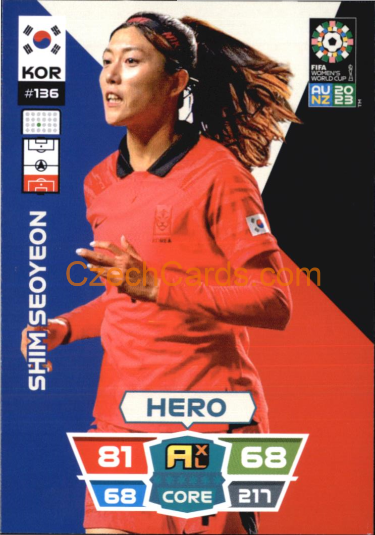 Shim Seo-yeon 2023 Panini FIFA Women's World Cup Adrenalyn XL #136