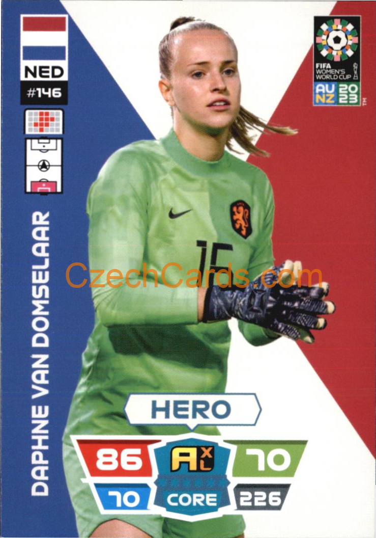 Daphne van Domselaar 2023 Panini FIFA Women's World Cup Adrenalyn XL #146