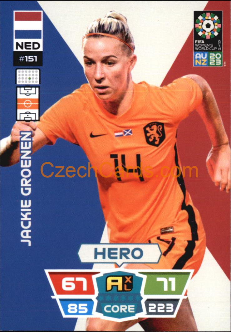 Jackie Groenen 2023 Panini FIFA Women's World Cup Adrenalyn XL #151
