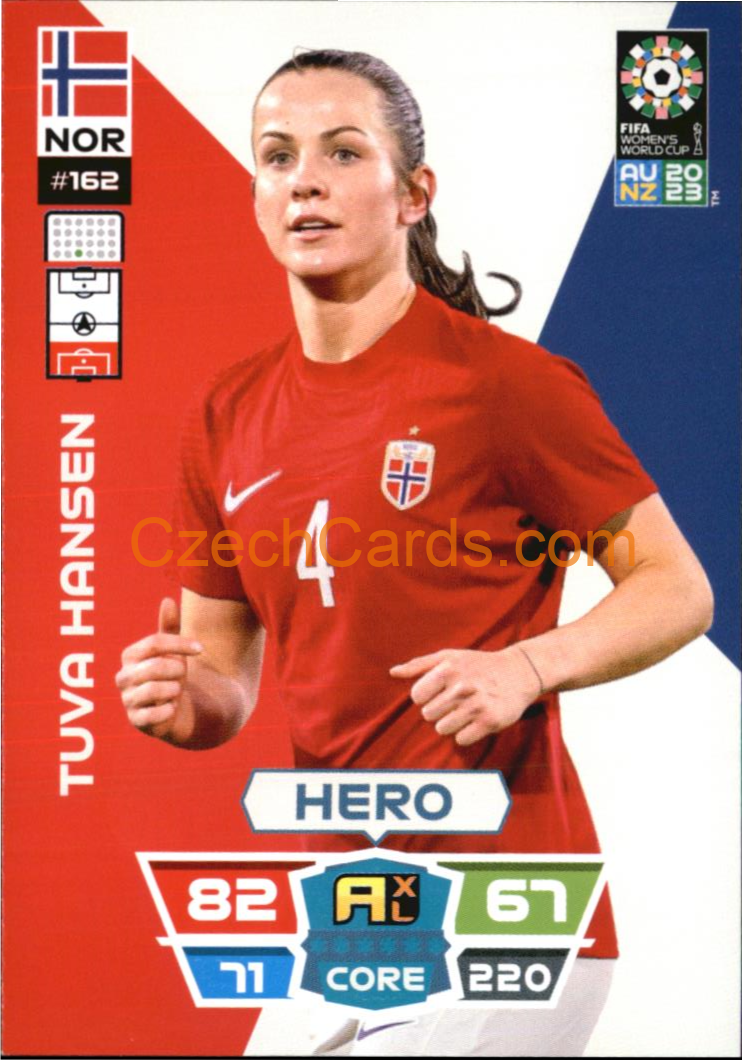 Tuva Hansen 2023 Panini FIFA Women's World Cup Adrenalyn XL #162