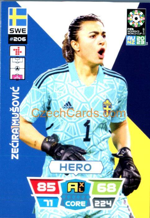 Zecira Musovic 2023 Panini FIFA Women's World Cup Adrenalyn XL #206